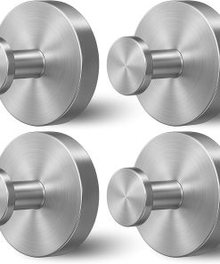 Shower Hooks for Inside Shower.Suction Cup Hooks for Glass Window.Removable Towel Hooks for Bathrooms.4 Packs(Silver)